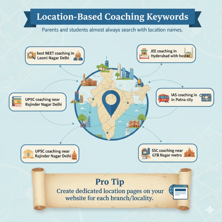 Location Based Coaching Keywords