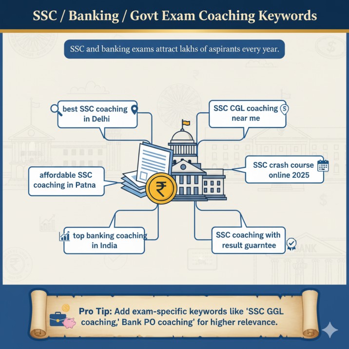 SSC Coaching Keywords
