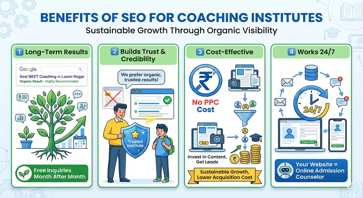 Benefits of SEO for Coaching Institutes