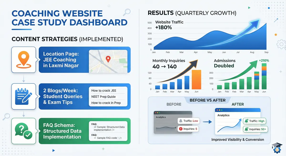 Case Study of a JEE coaching institute in Delhi
