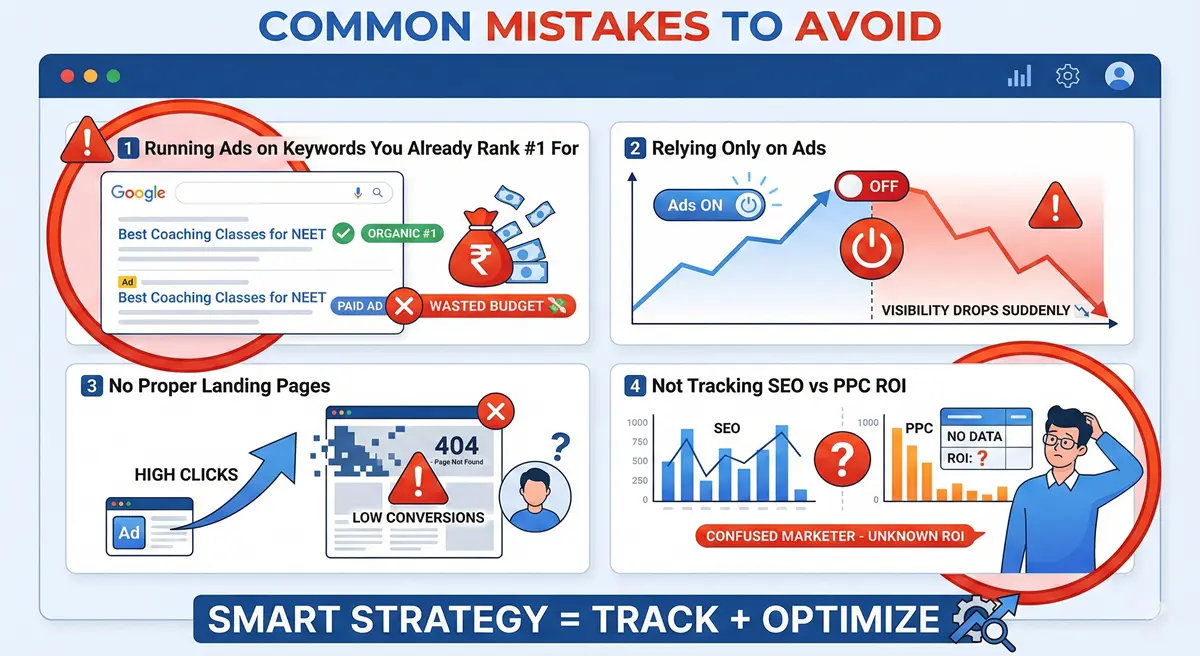 Common SEO and PPC Mistakes to Avoid