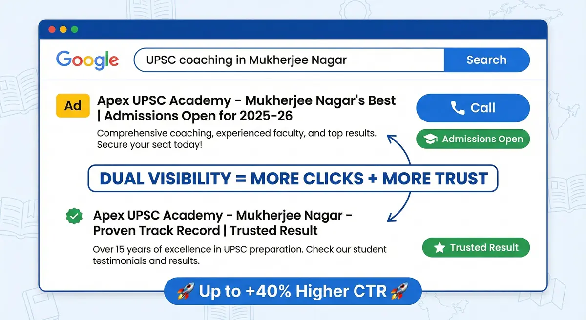  Dominate Google Search with Dual Presence