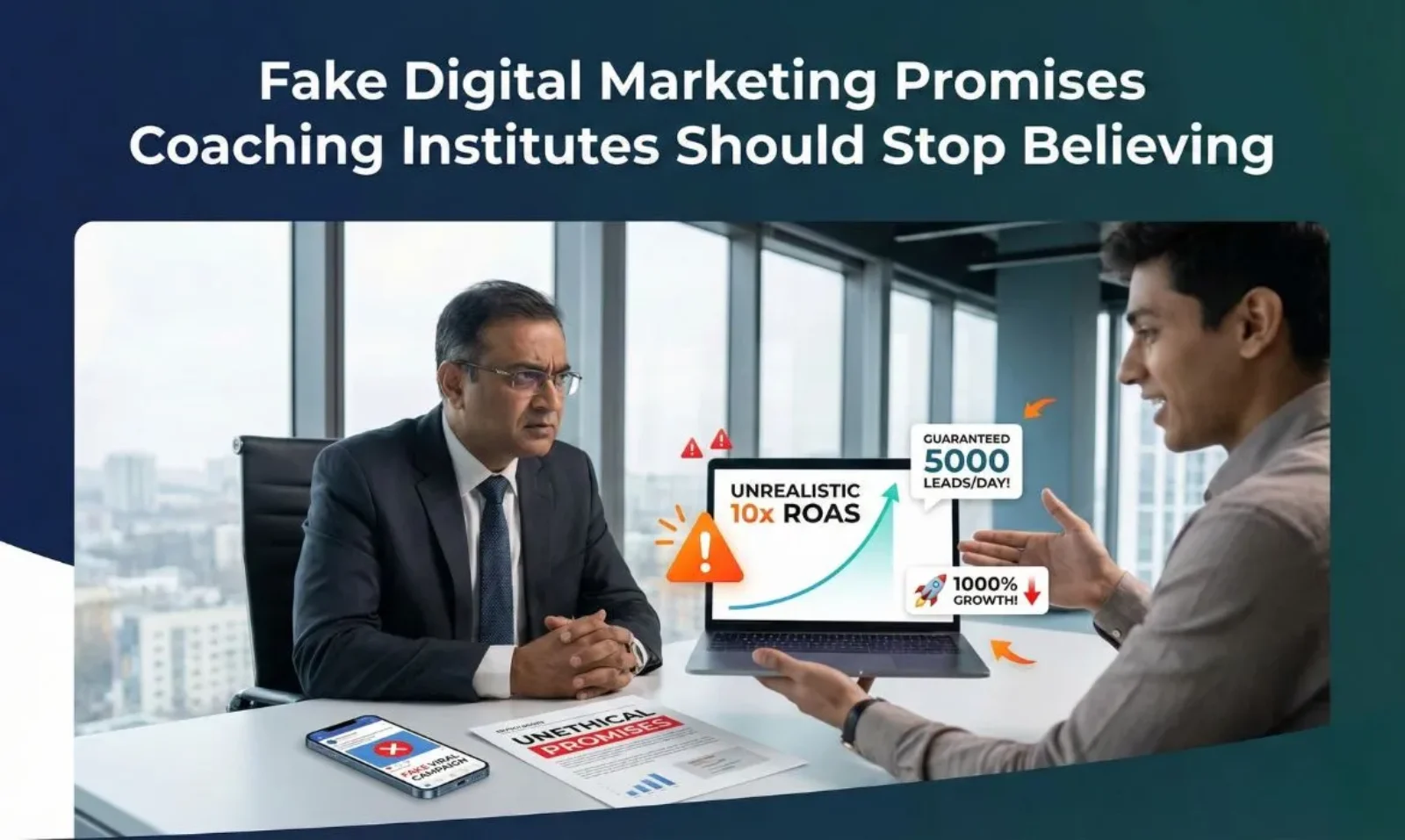 Fake Digital Marketing Promises Coaching Institutes Should Stop Believing