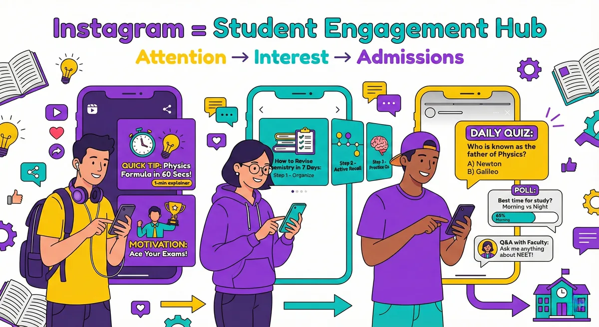 Instagram Marketing for Coaching Institutes Student Engagement
