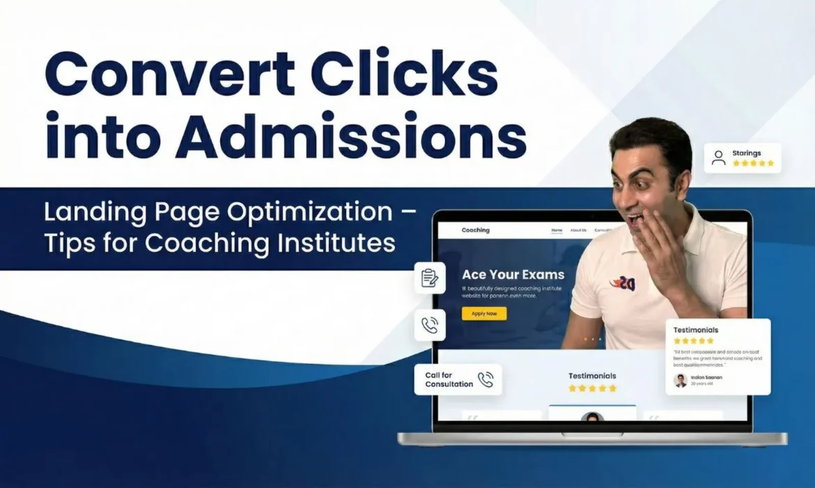 Landing Page Optimization Tips for Coaching Institutes Convert Clicks into Admissions