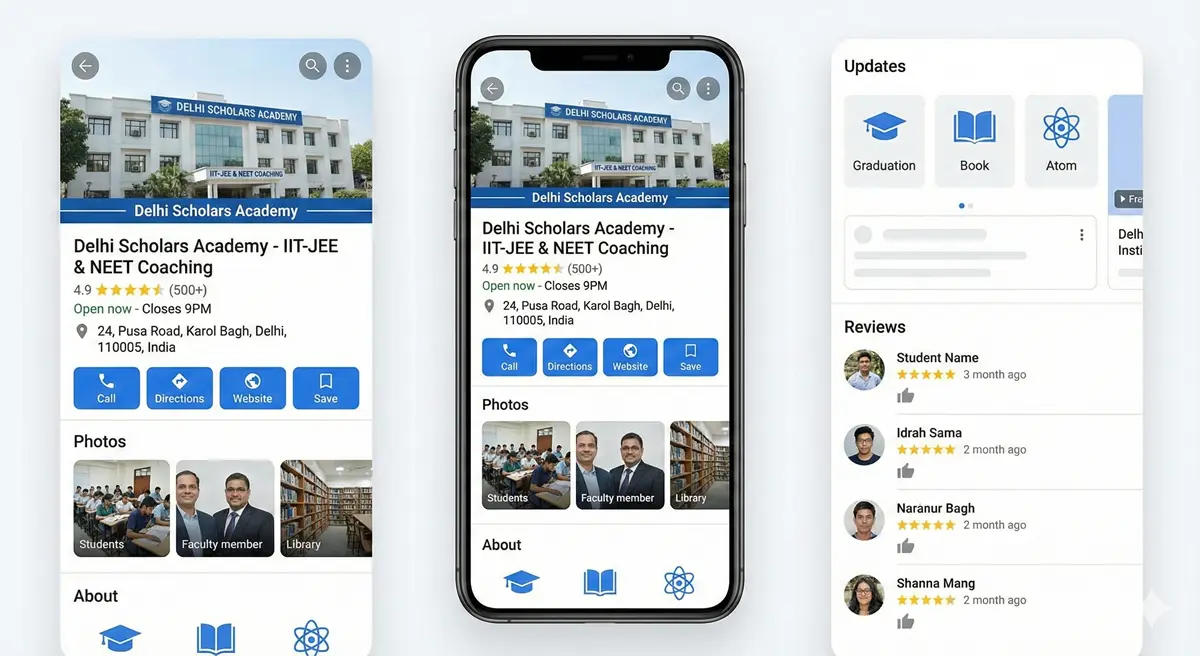 Local Searches by Students