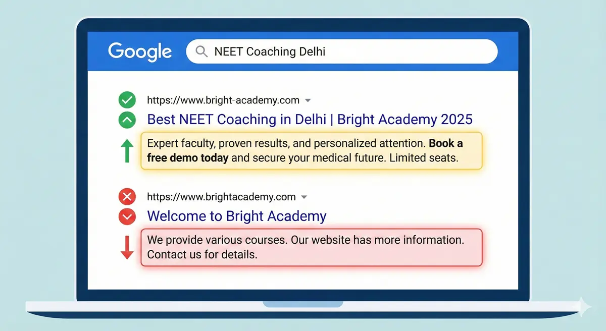 Optimize Title Tags Meta Descriptions