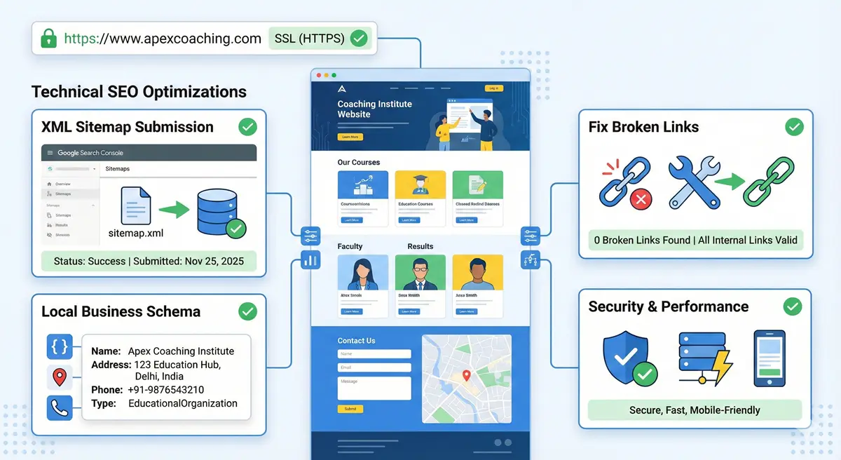 Technical On-Page SEO for Coaching Sites