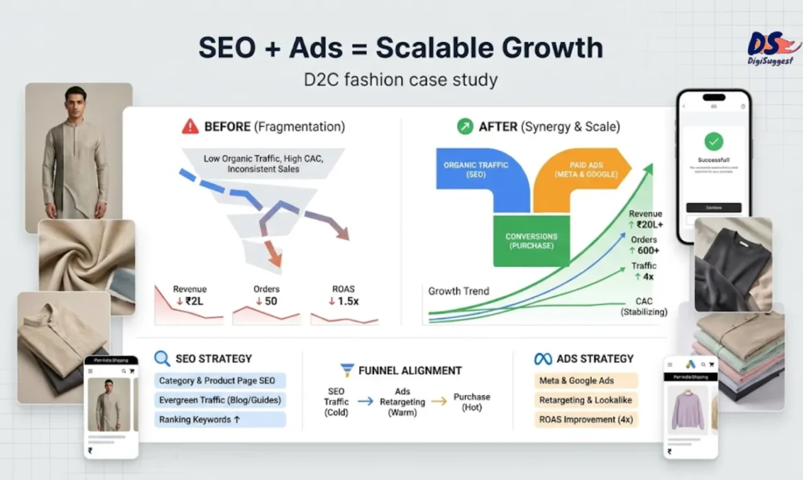 SEO + Ads Strategy That Worked for a D2C Fashion Brand
