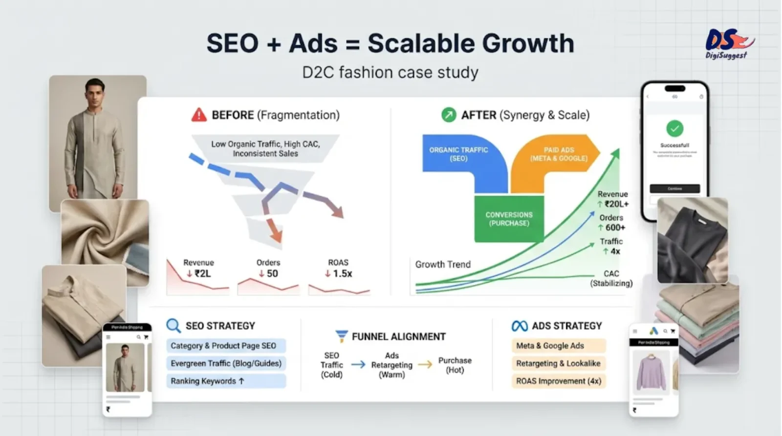 SEO + Ads Strategy That Worked for a D2C Fashion Brand