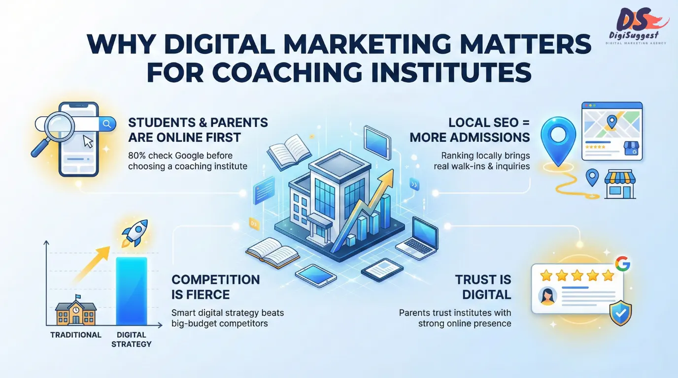 Why Digital Marketing Matters for Coaching Institutes