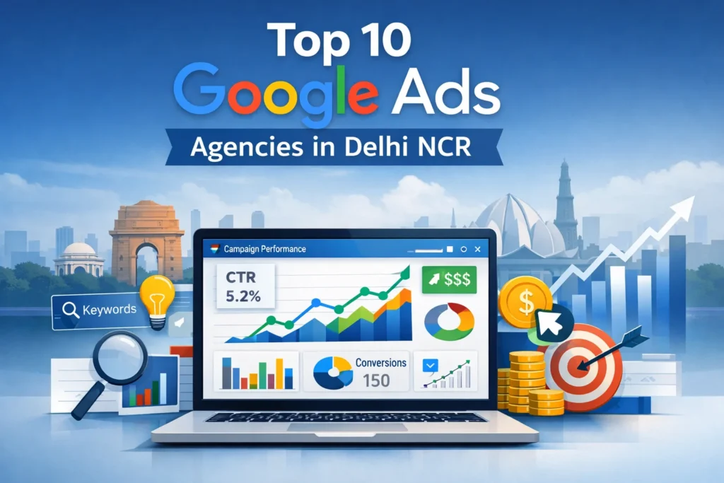 Top 10 Google Ads Agencies in Delhi NCR