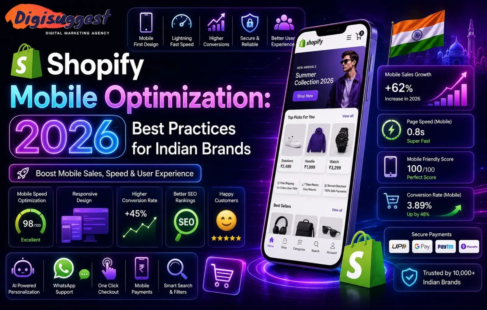 Shopify Mobile Optimization: 2026 Best Practices for Indian Brands