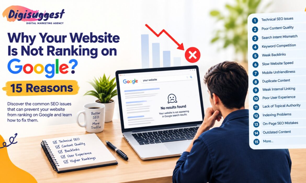 Why your website is not ranking on Google
